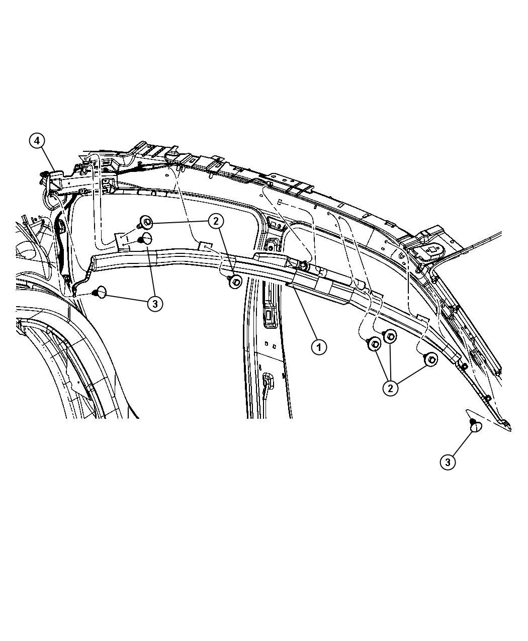 Diagram Air Bag Side. for your Dodge
