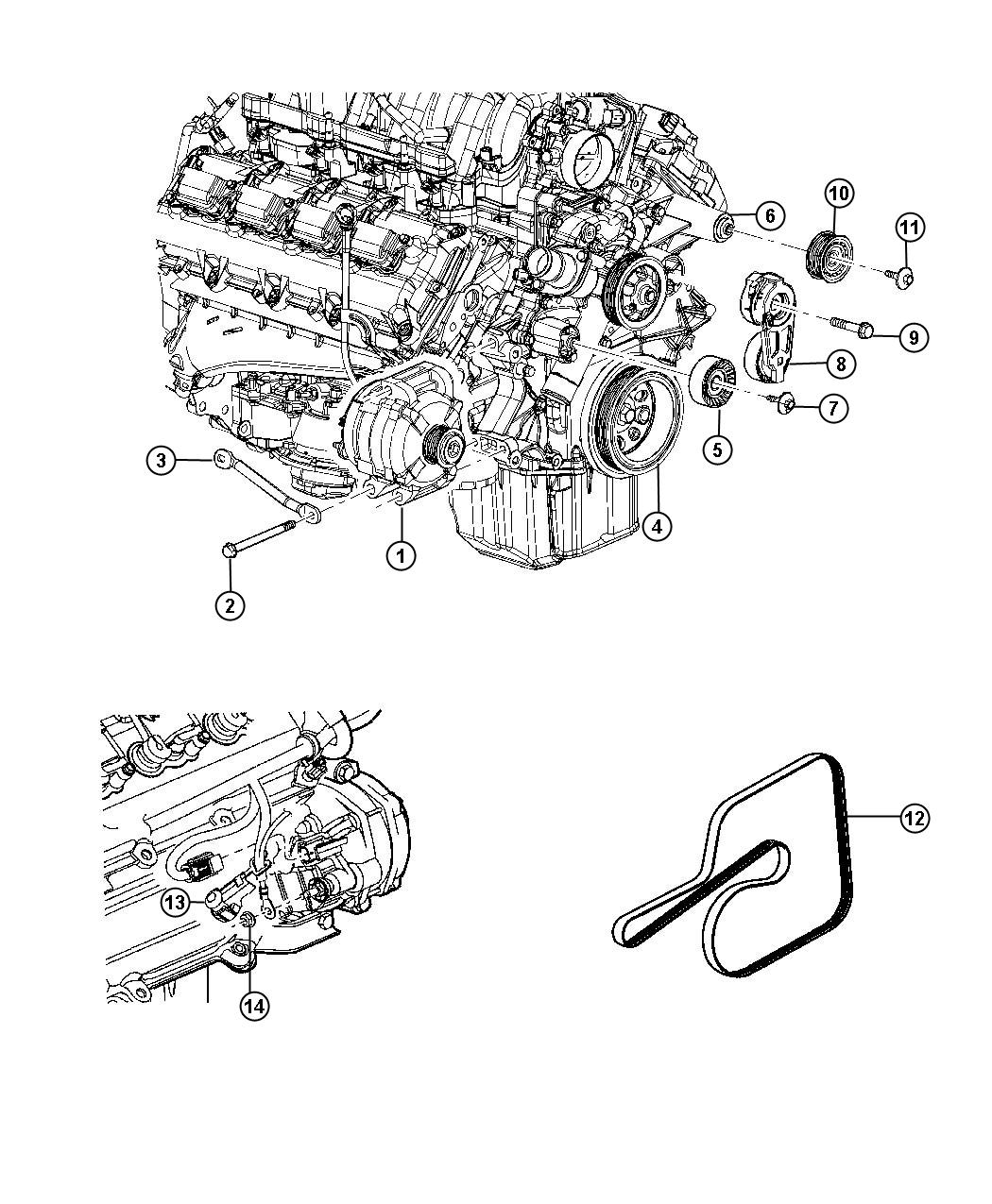 Diagram Generator/Alternator and Related Parts. for your 2002 Chrysler 300 M  