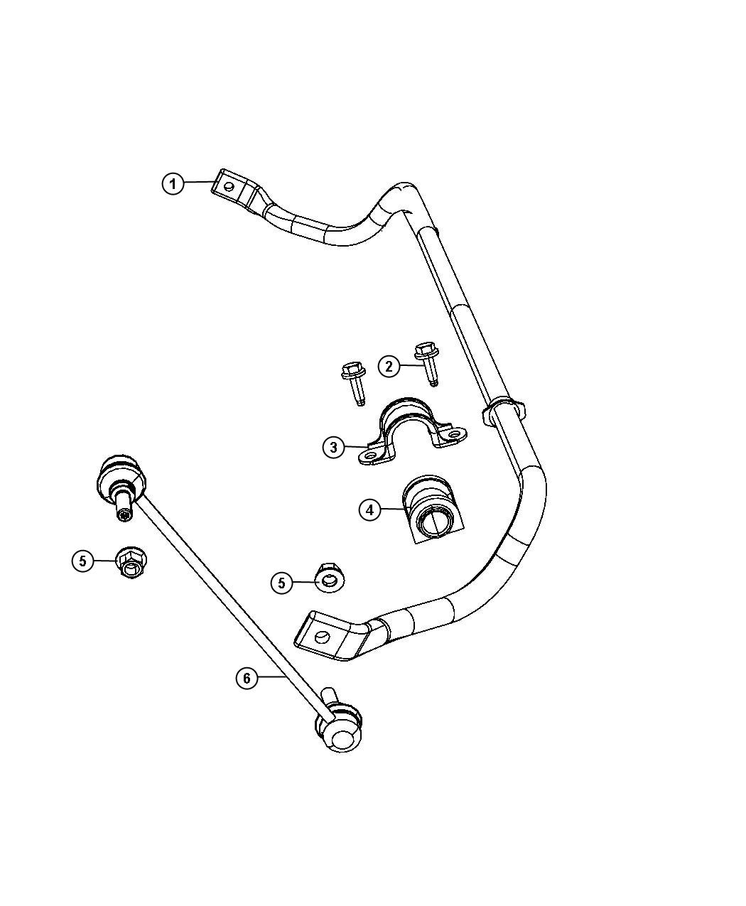 Diagram Stabilizer Bar,Front. for your Chrysler 300 M 