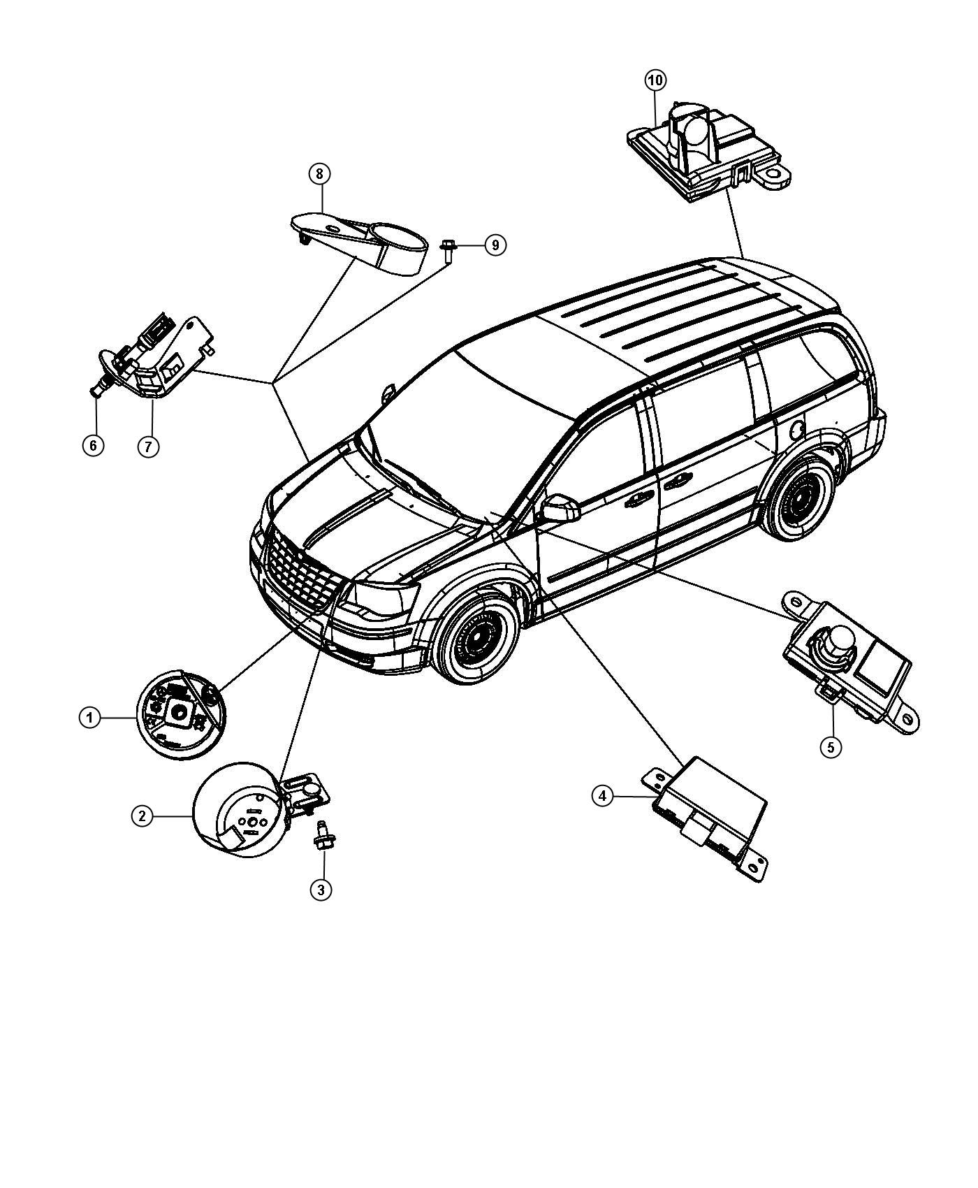 Diagram Siren Alarm System. for your Dodge Avenger  