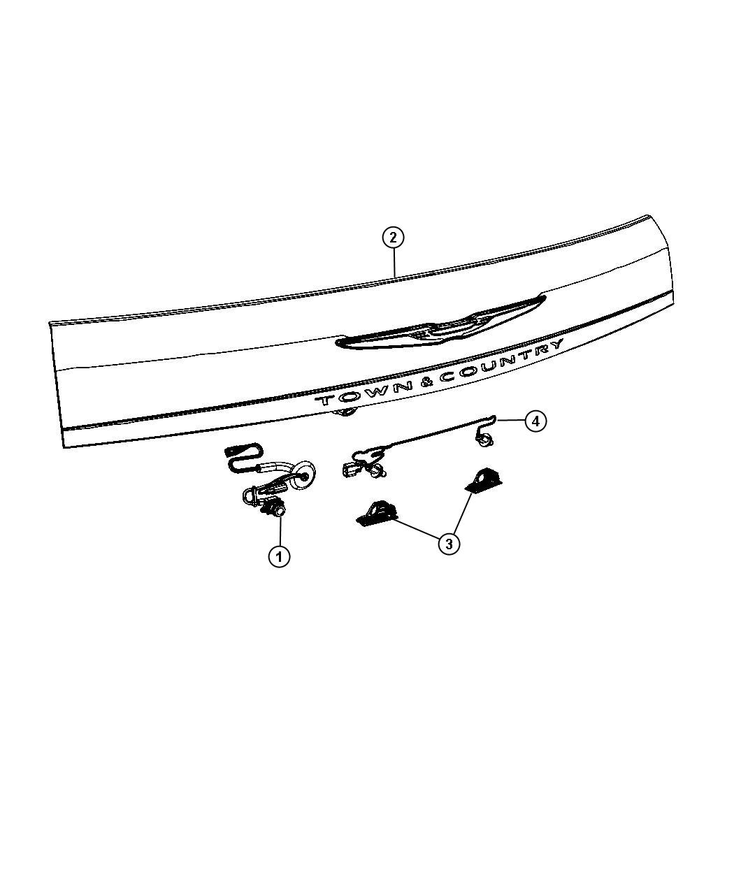 Diagram Rear View Camera System. for your 1999 Chrysler 300  M 