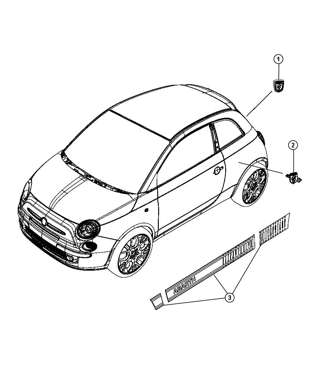 Diagram Abarth Package. for your Chrysler
