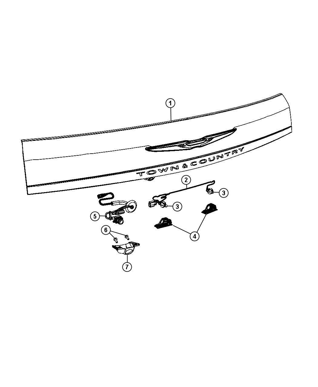 Diagram Rear View Camera System. for your 1999 Chrysler 300  M 