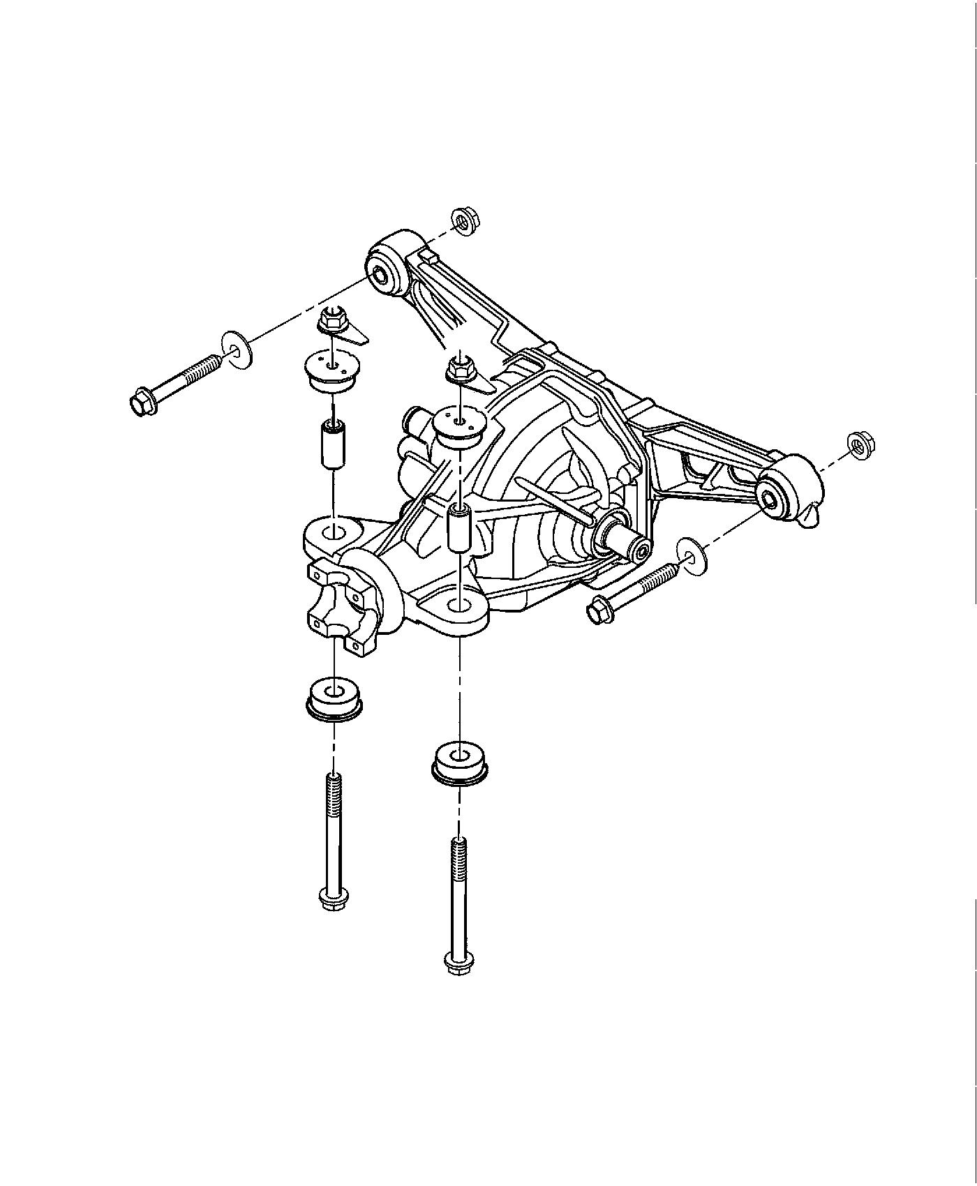 Diagram Axle Assembly. for your Chrysler 300  M