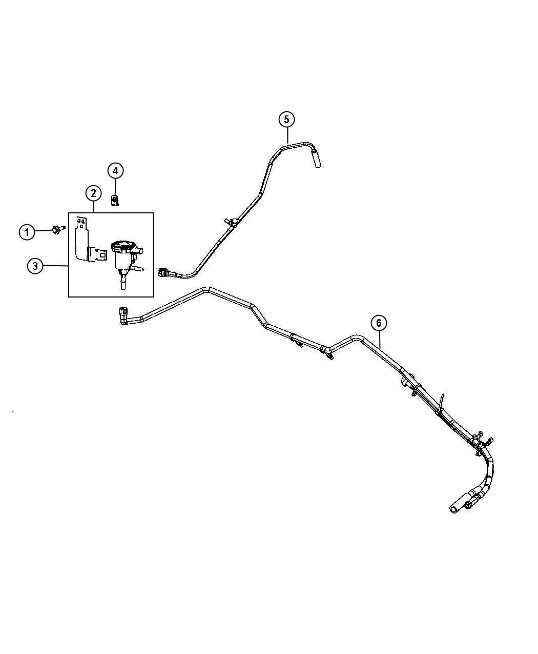 Diagram Emission Control Vacuum Harness. for your 2003 Chrysler 300  M 