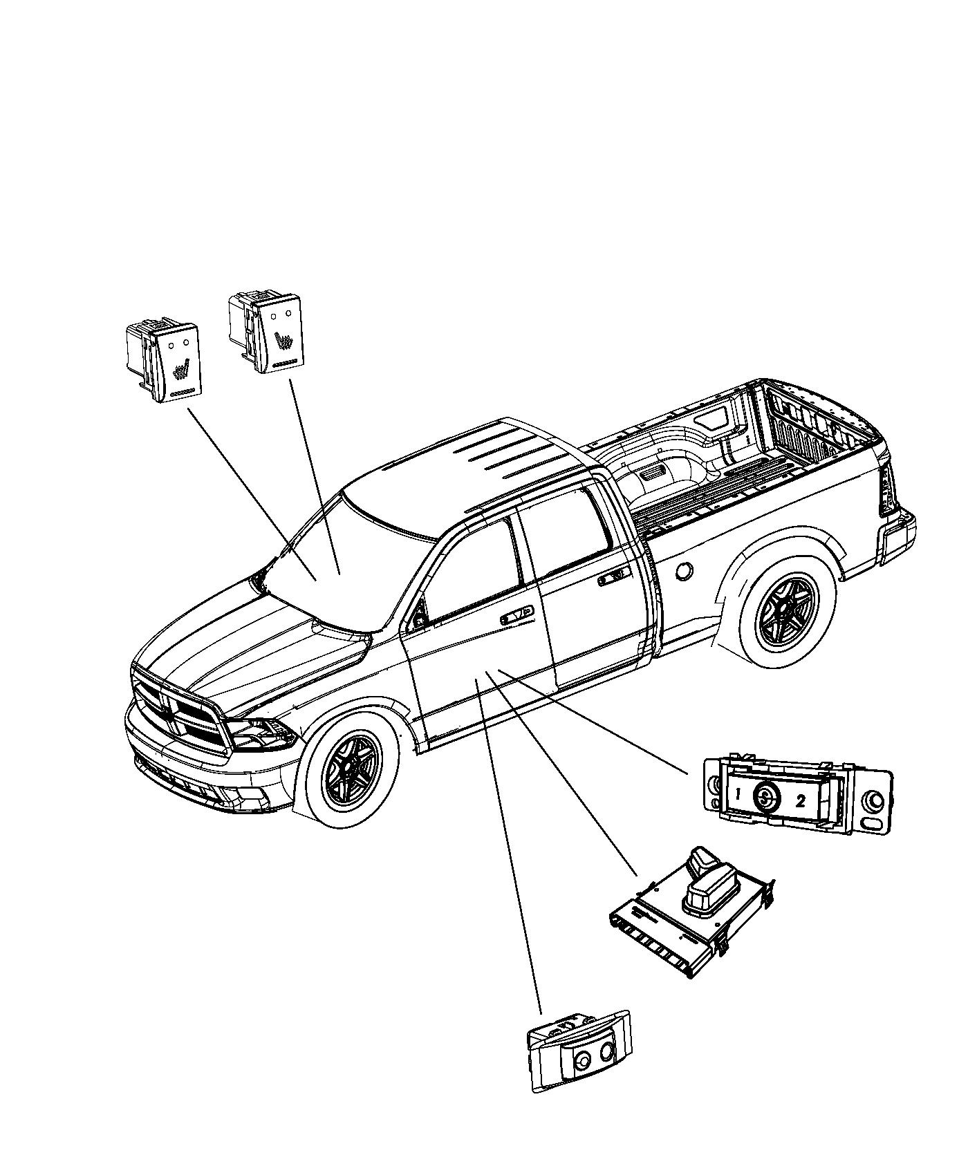 Switches Seats. Diagram