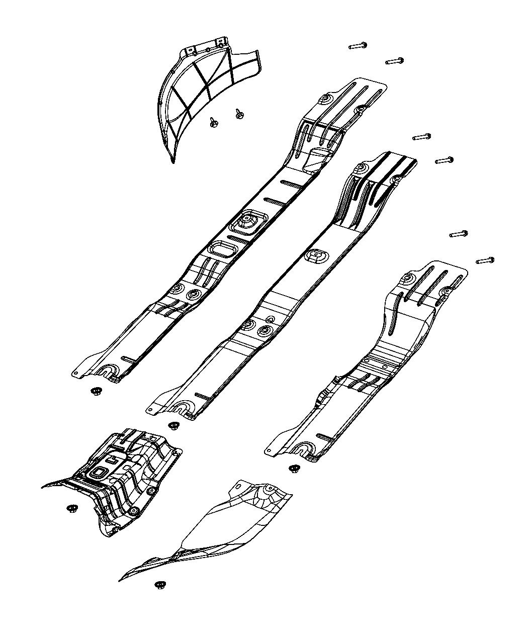 Diagram Exhaust System Heat Shields. for your 2004 Chrysler 300  M 