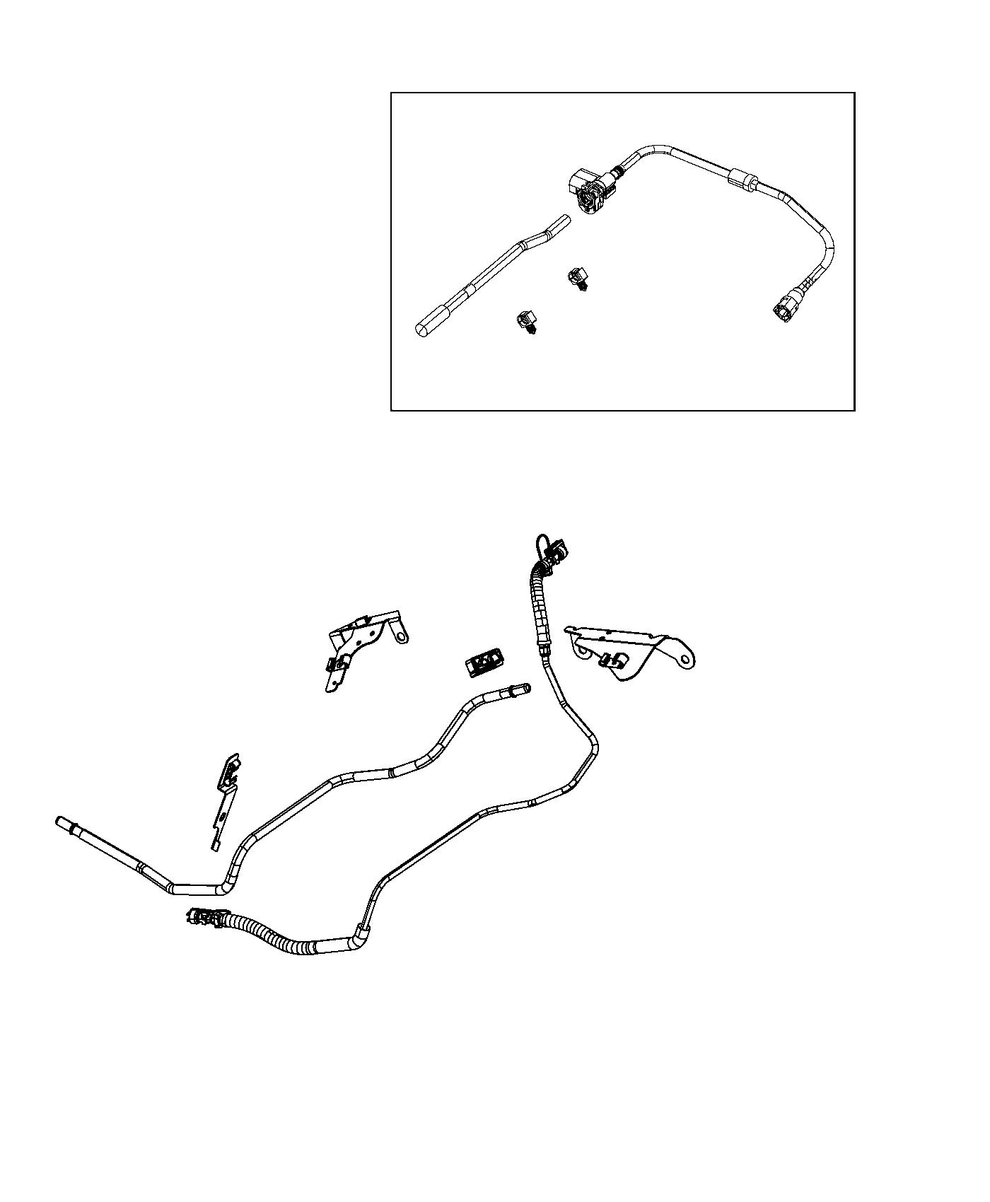 Diagram Fuel Lines Front. for your Jeep