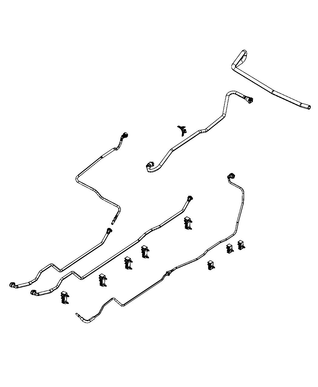 Fuel Lines Chassis. Diagram