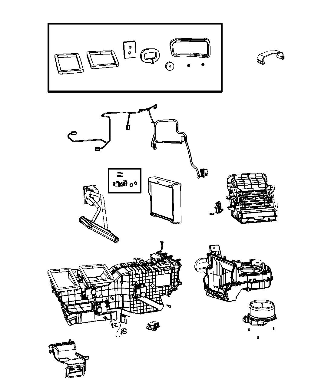 Diagram A/C and Heater Unit. for your 2000 Chrysler 300  M 