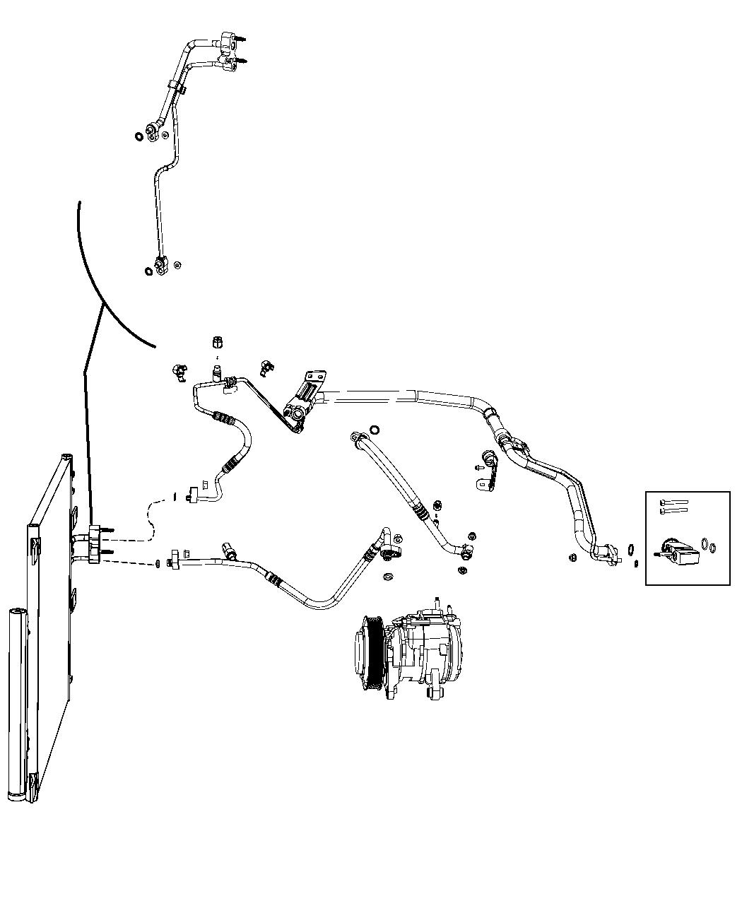 Diagram A/C Plumbing. for your Ram 1500  