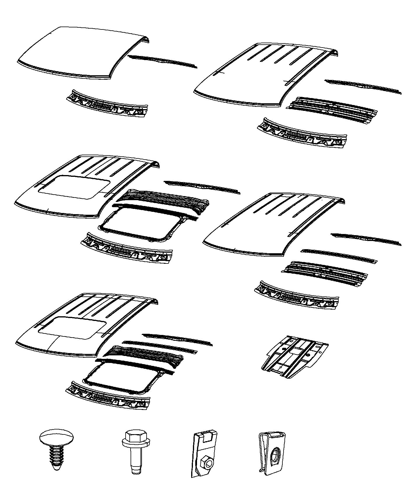 Diagram Panel, Roof. for your 2022 Ram 3500   