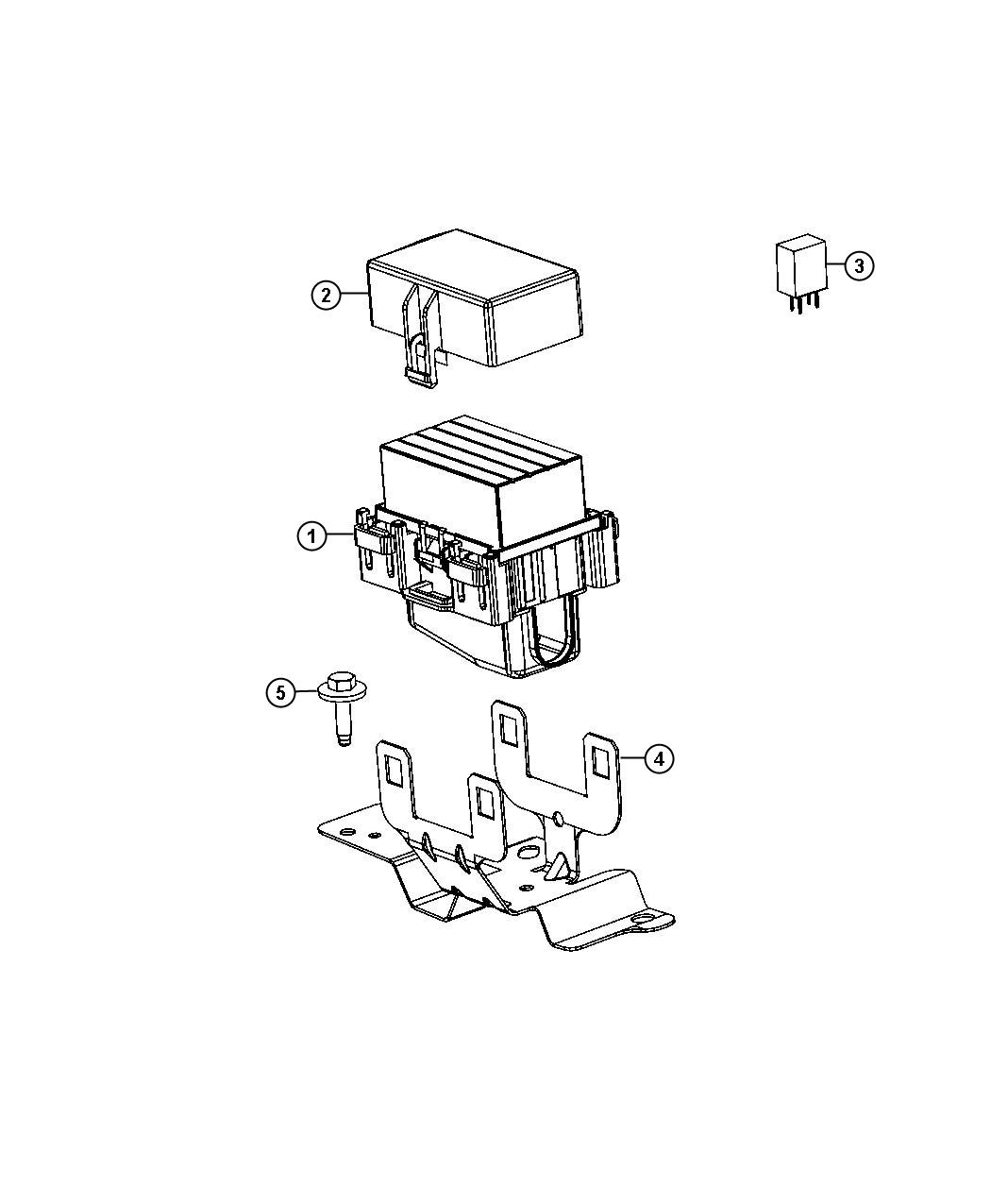 Diagram Power Distribution Center. for your Jeep Grand Cherokee  