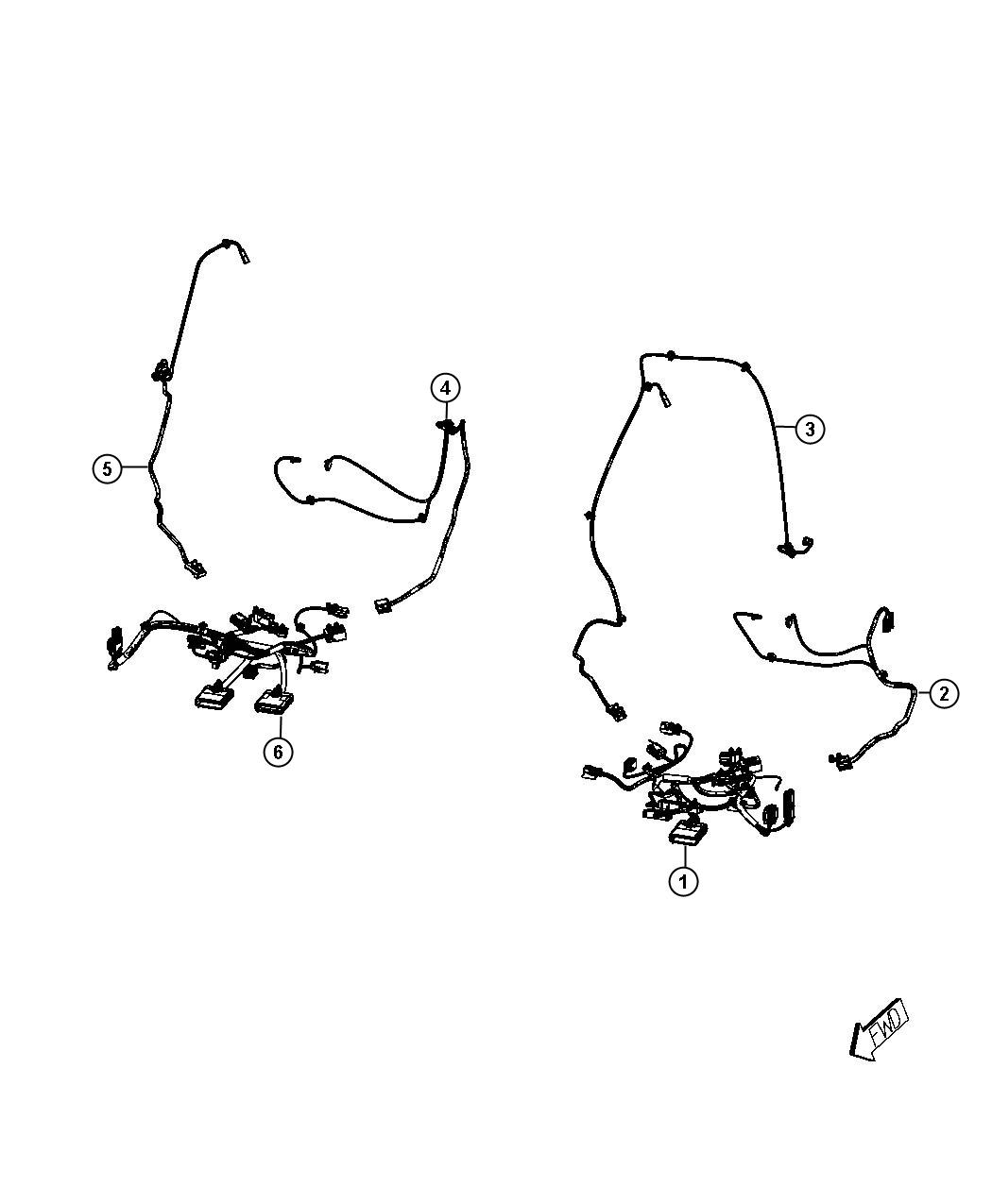 Diagram Wiring, Front Seats. for your Jeep Grand Cherokee  