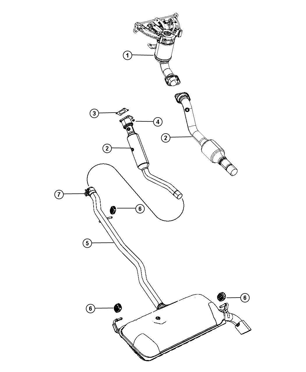 Exhaust System. Diagram