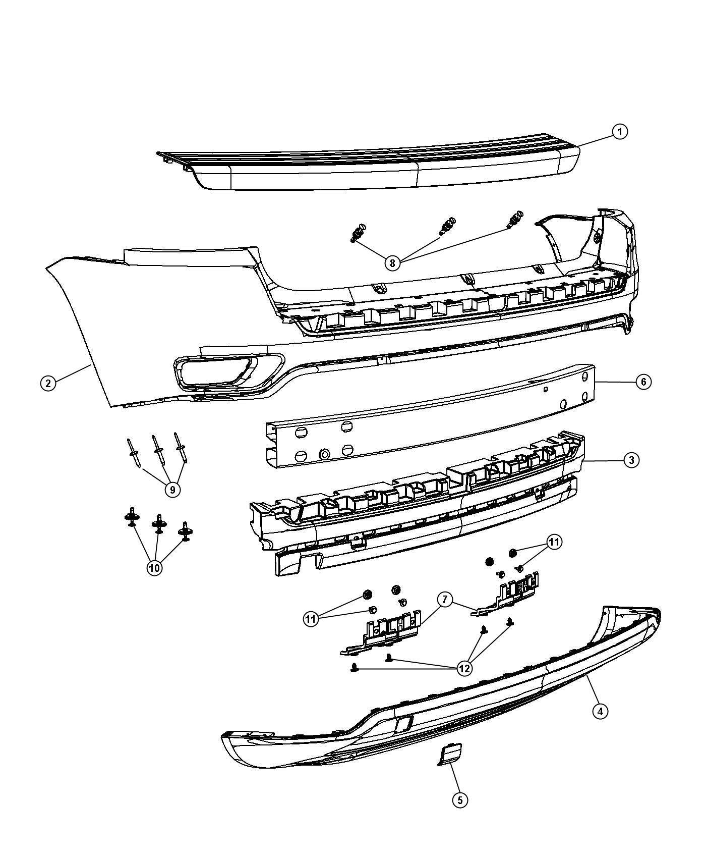 Fascia, Rear, Compass. Diagram