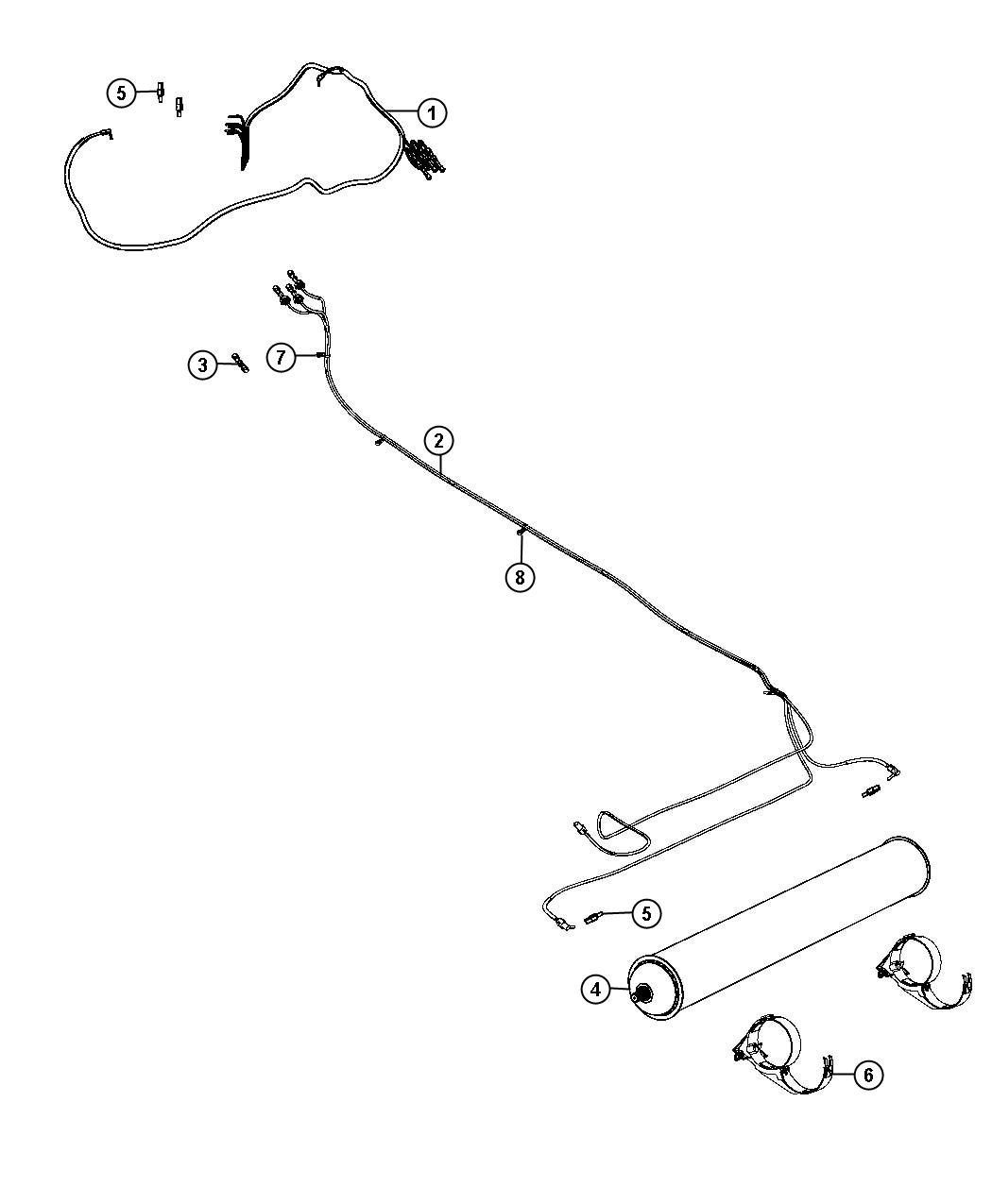 Air Supply Lines. Diagram