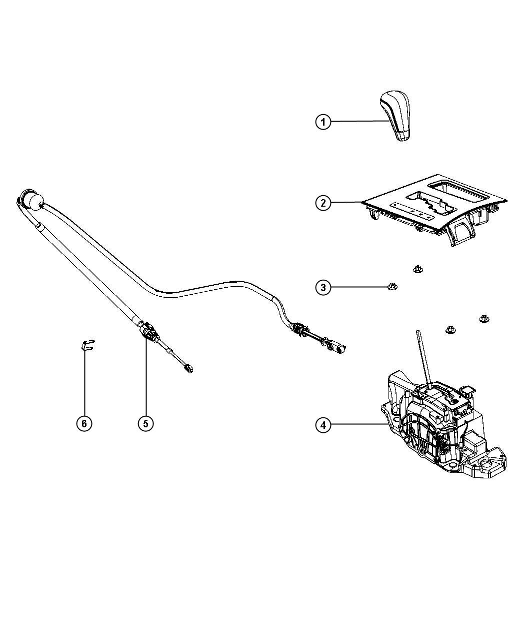 Diagram Gearshift Controls. for your Chrysler 300  