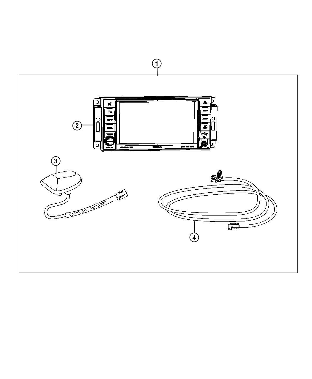 Diagram Navigation Kit. for your Jeep Compass  