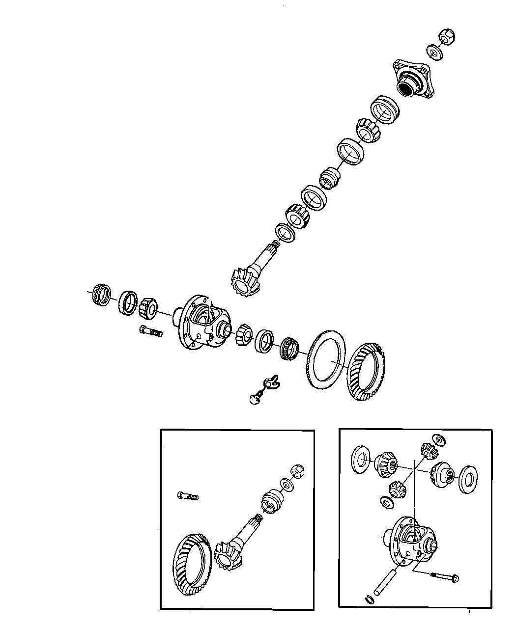 Diagram Differential Assembly. for your Chrysler 300  M