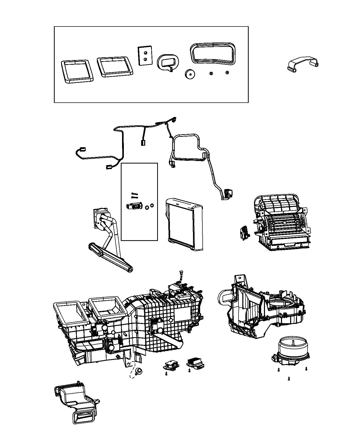 Diagram A/C and Heater Unit. for your 2000 Chrysler 300  M 