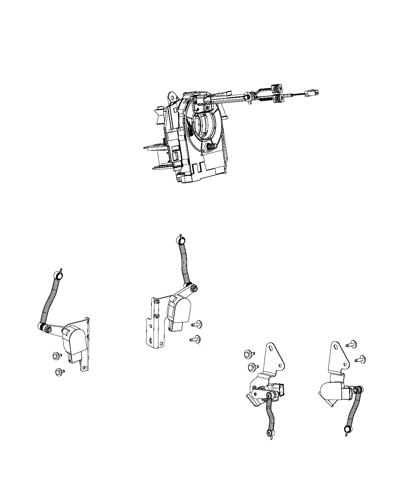 Diagram Sensors, Suspension and Steering. for your Ram 1500  