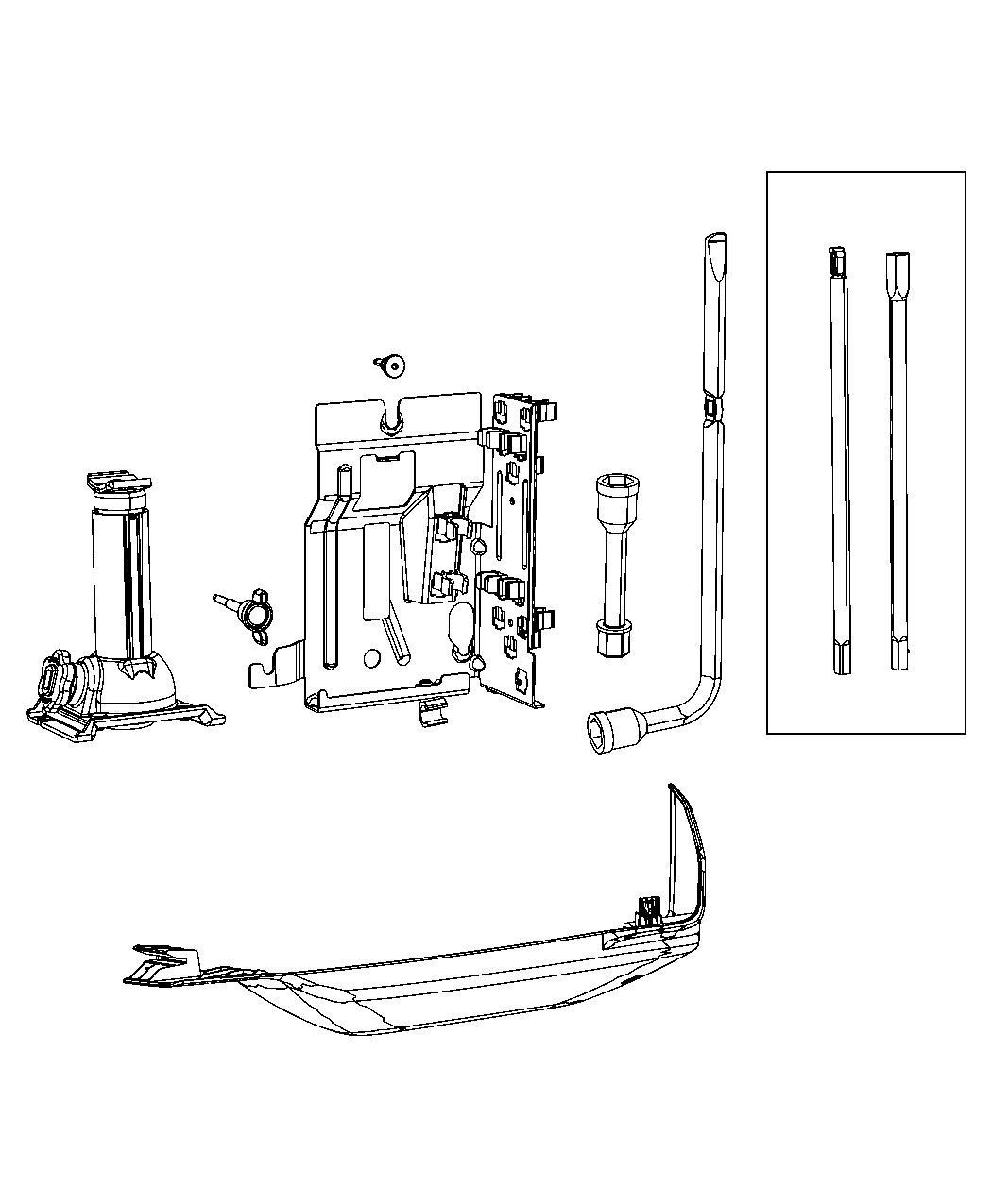 Diagram Jack Stowage. for your 2018 Ram 2500   