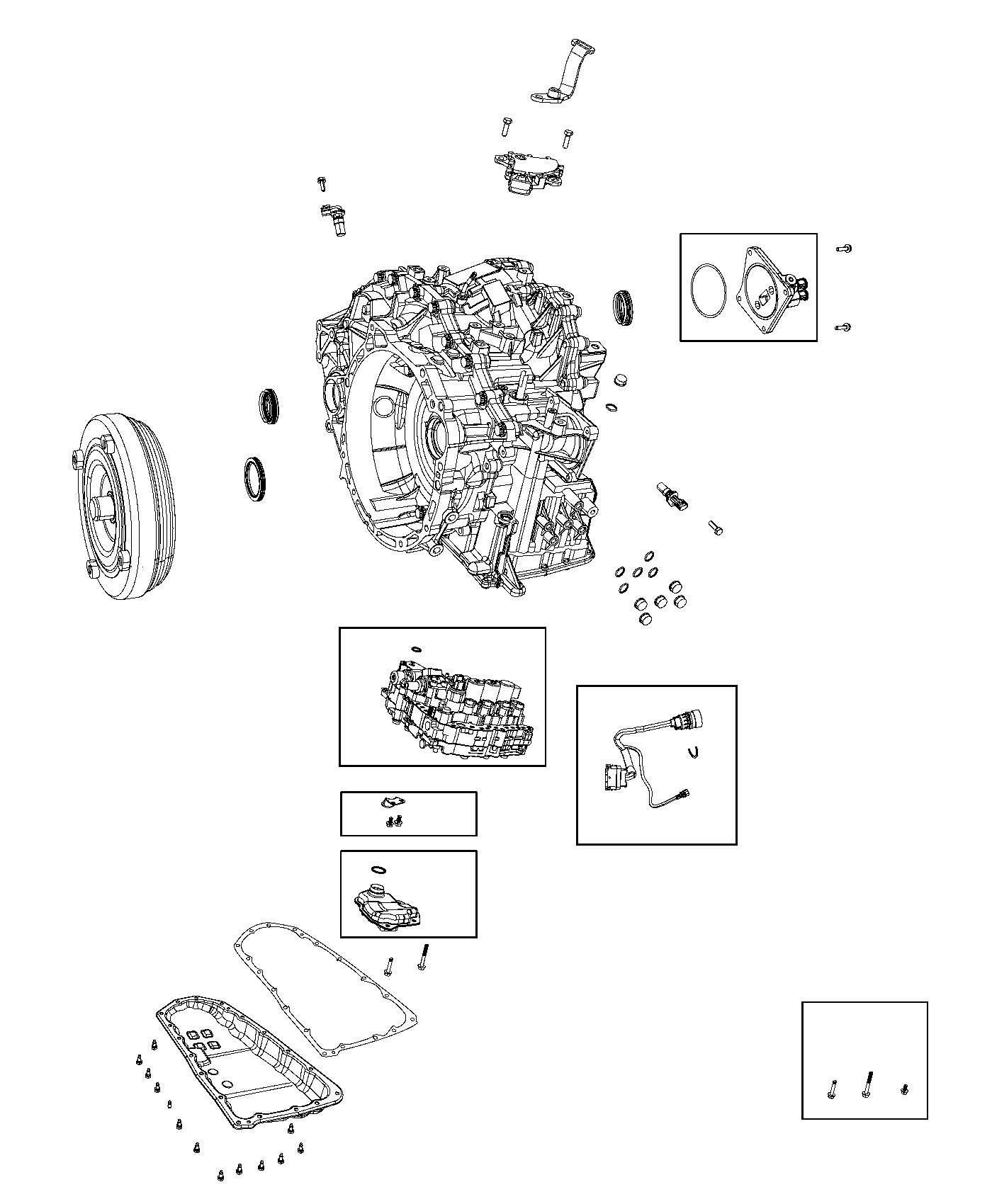 Diagram Transmission Serviceable Parts. for your Dodge Caliber  