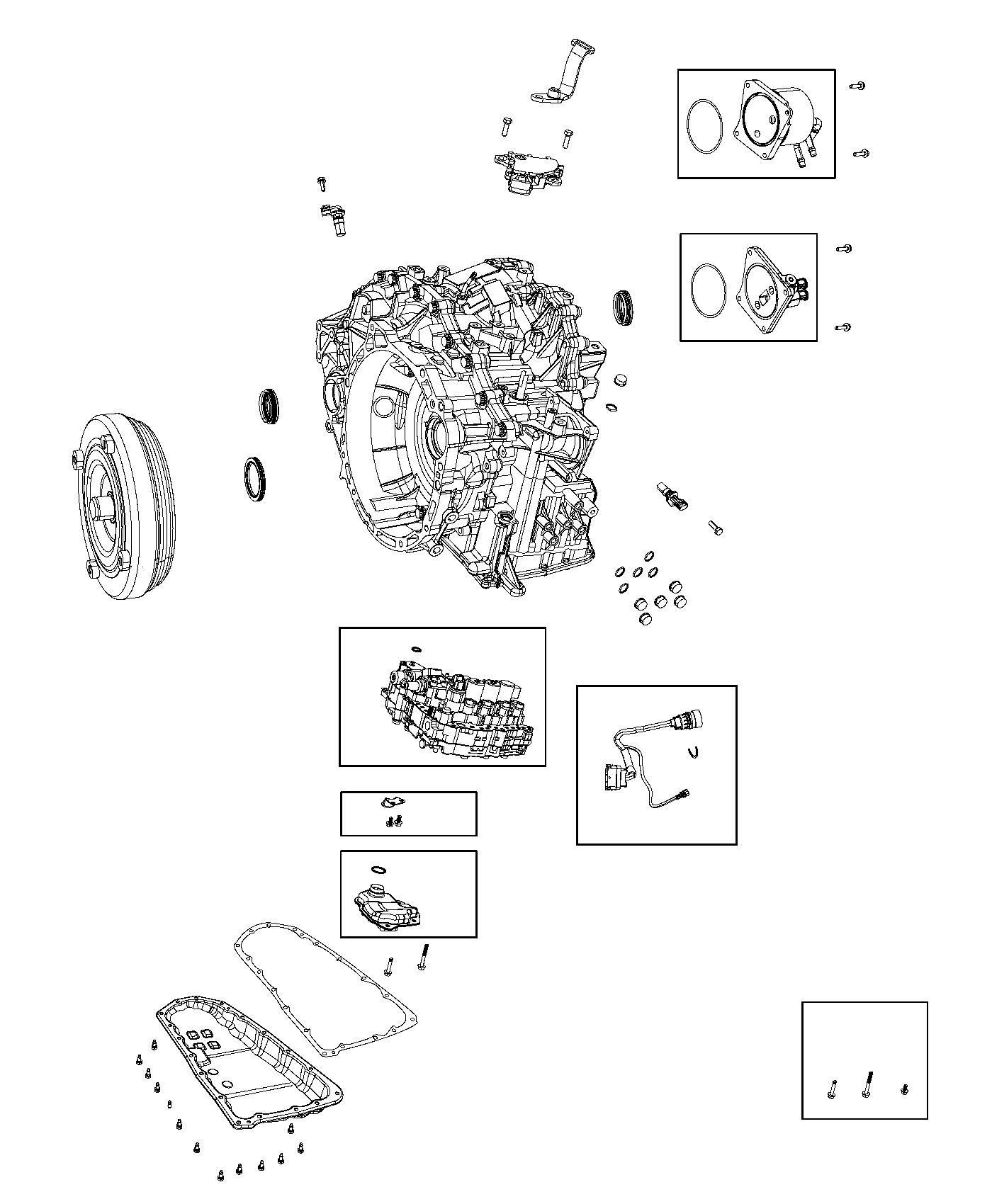 Diagram Transmission Serviceable Parts. for your Dodge Caliber  