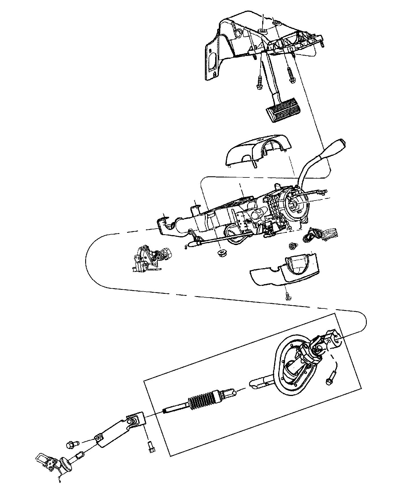 Diagram Steering Column. for your 2013 Ram 3500  Tradesman Std Cab 