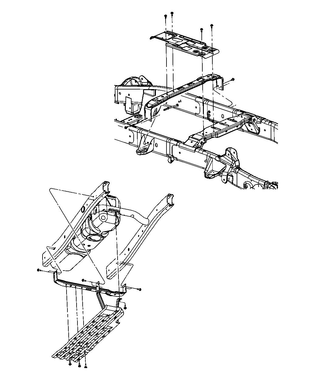 Diagram Under Body Plates And Shields. for your 2013 Ram 3500   