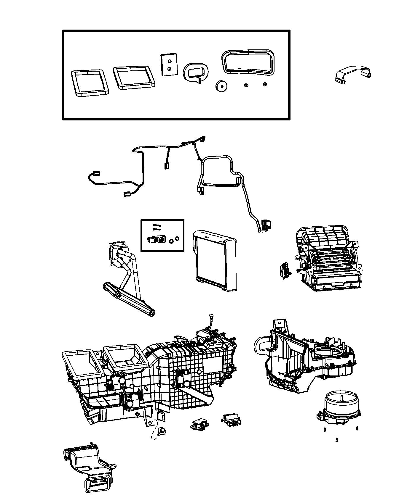 Diagram A/C and Heater Unit. for your 2000 Chrysler 300  M 