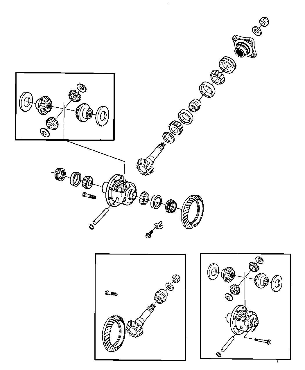 Diagram Differential Assembly. for your Chrysler 300  M