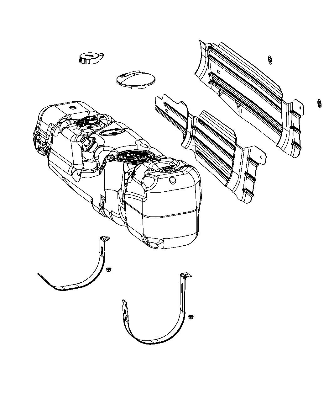 Diagram Fuel Tank. for your 2002 Chrysler 300  M 