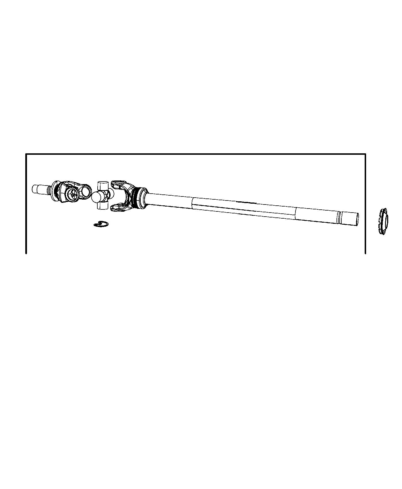 Axle Shafts. Diagram