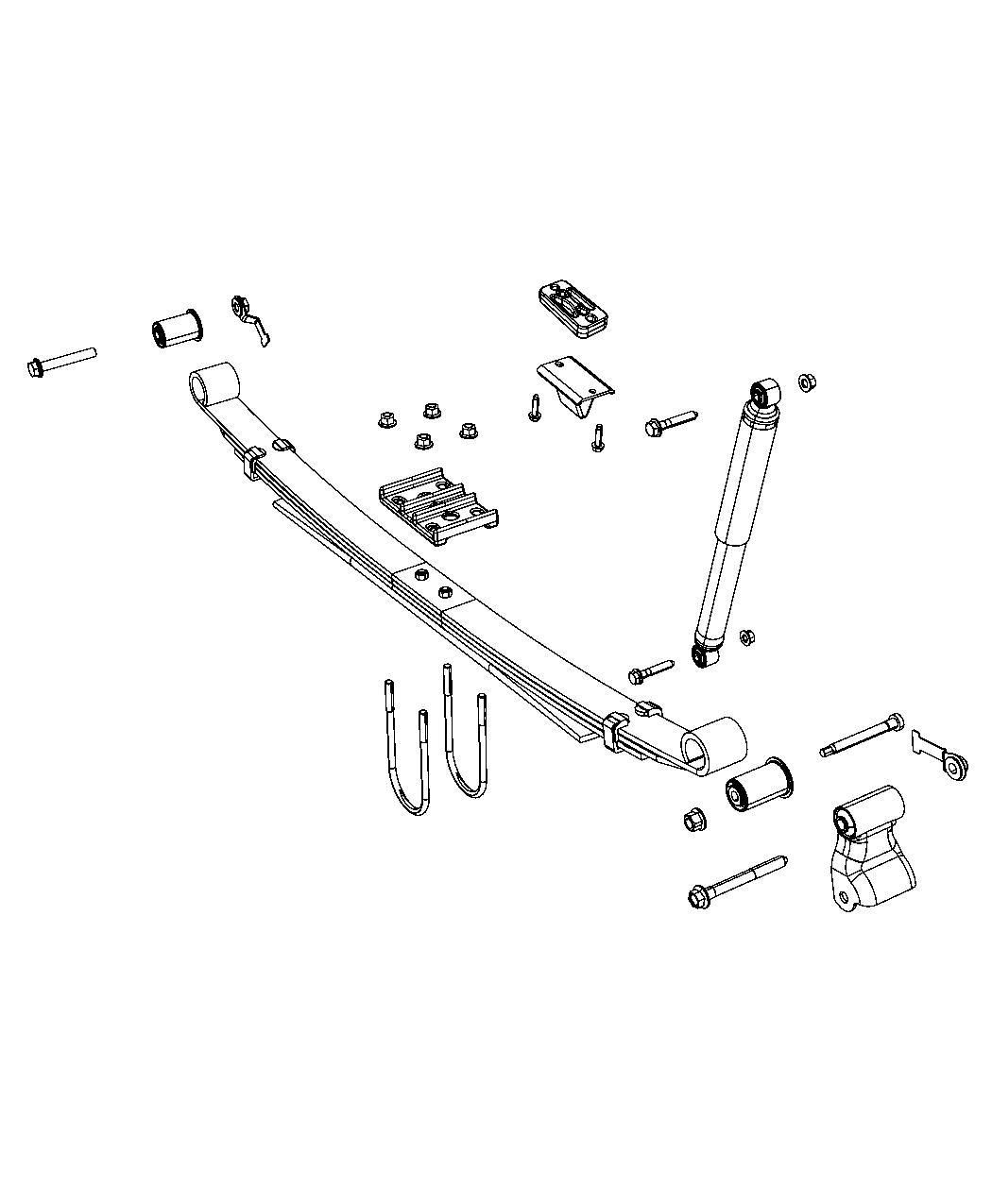 Diagram Suspension,Rear. for your 2012 Dodge Grand Caravan   