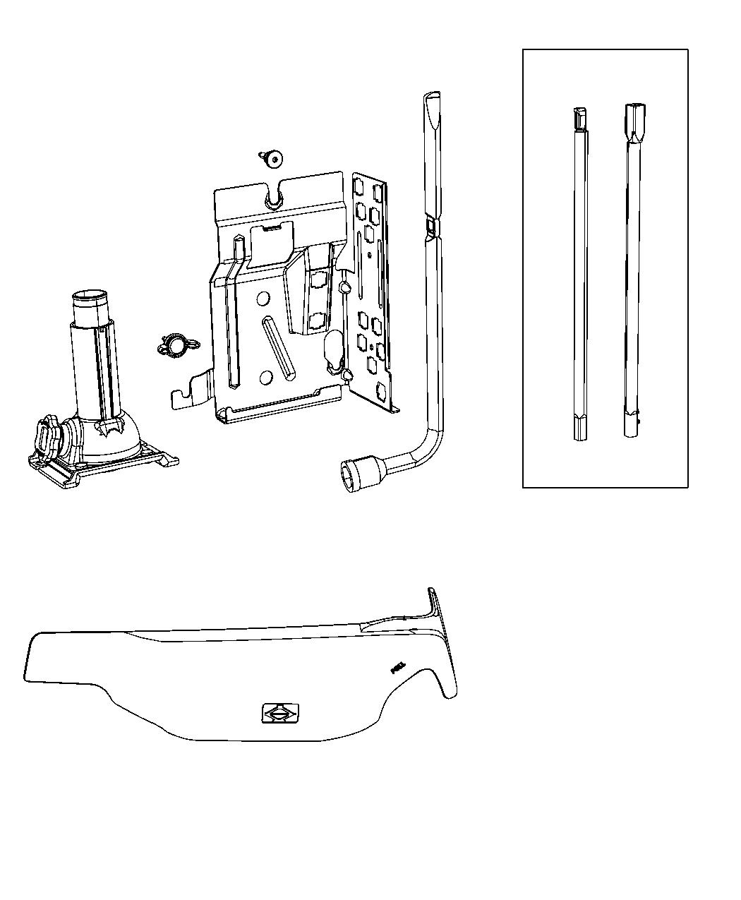 Diagram Jack Assembly And Tools. for your 2010 Ram 3500   