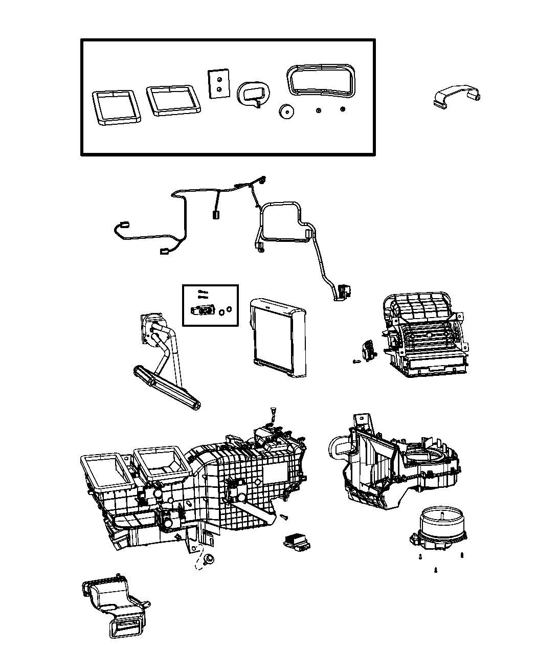 Diagram A/C and Heater Unit Zone. for your Ram 2500  