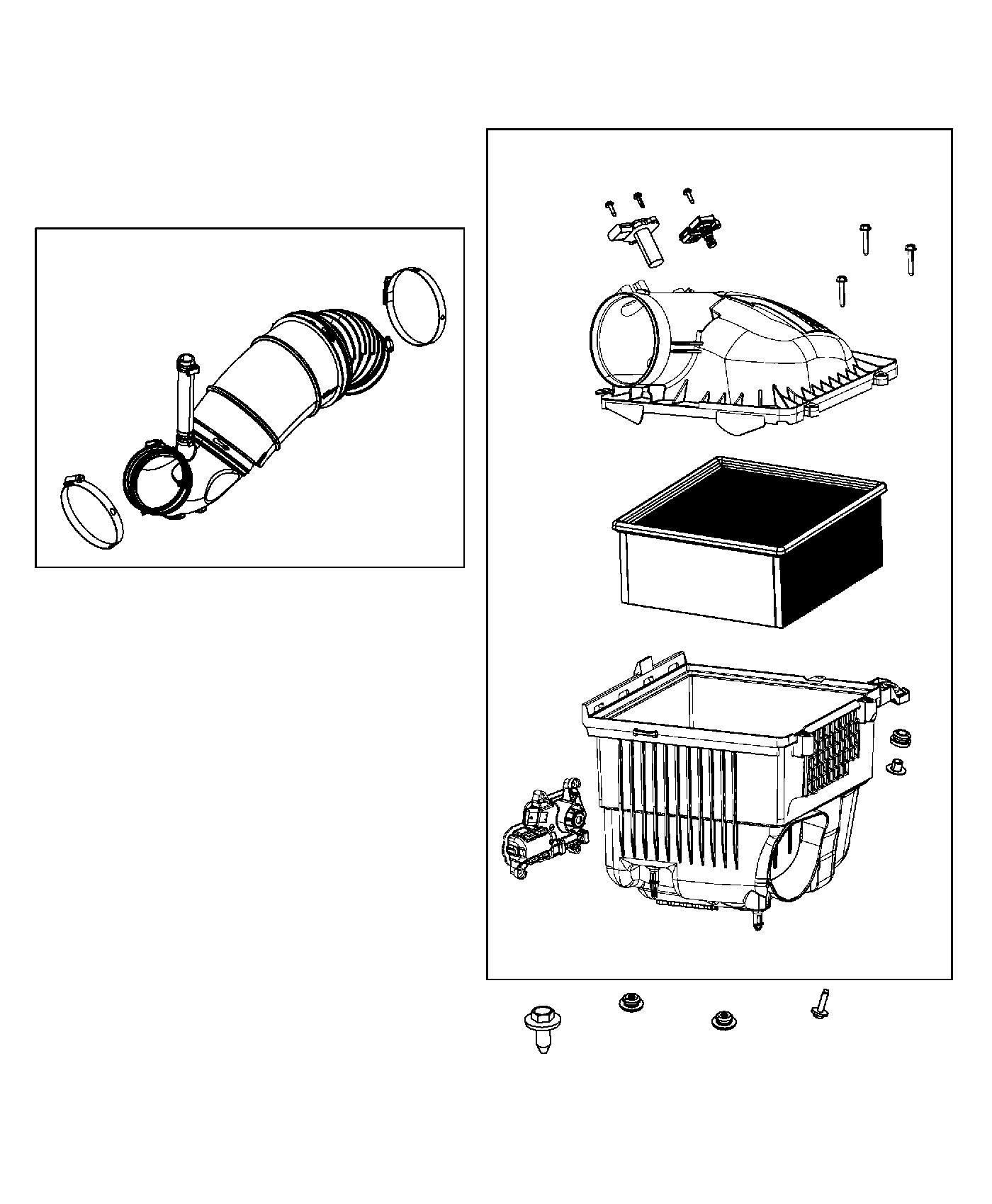 Diagram Air Cleaner. for your Ram 5500  