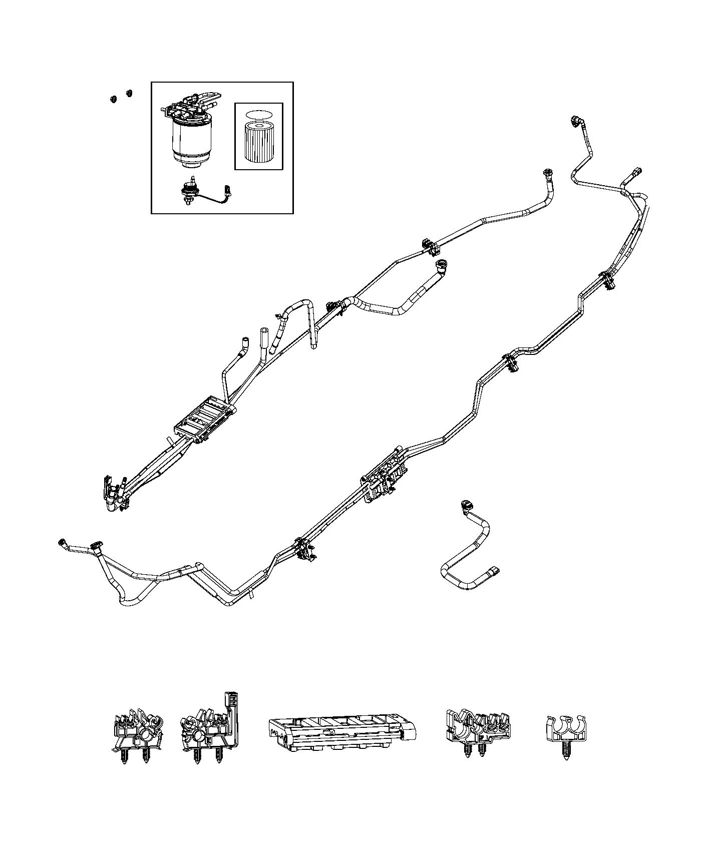 Fuel Lines Rear. Diagram