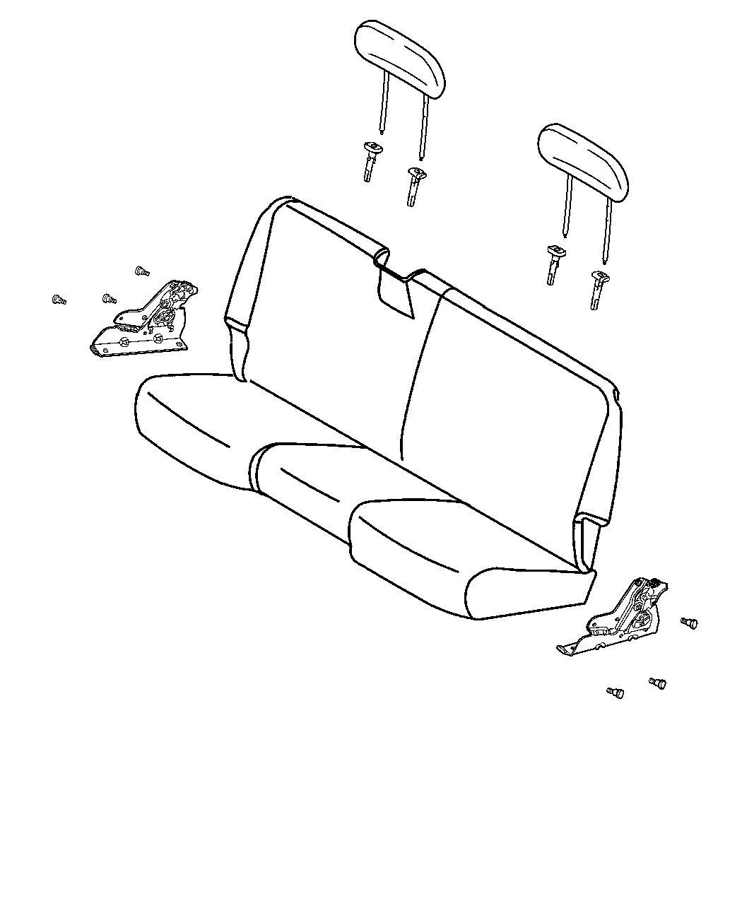 Crew Cab - Bench. Diagram