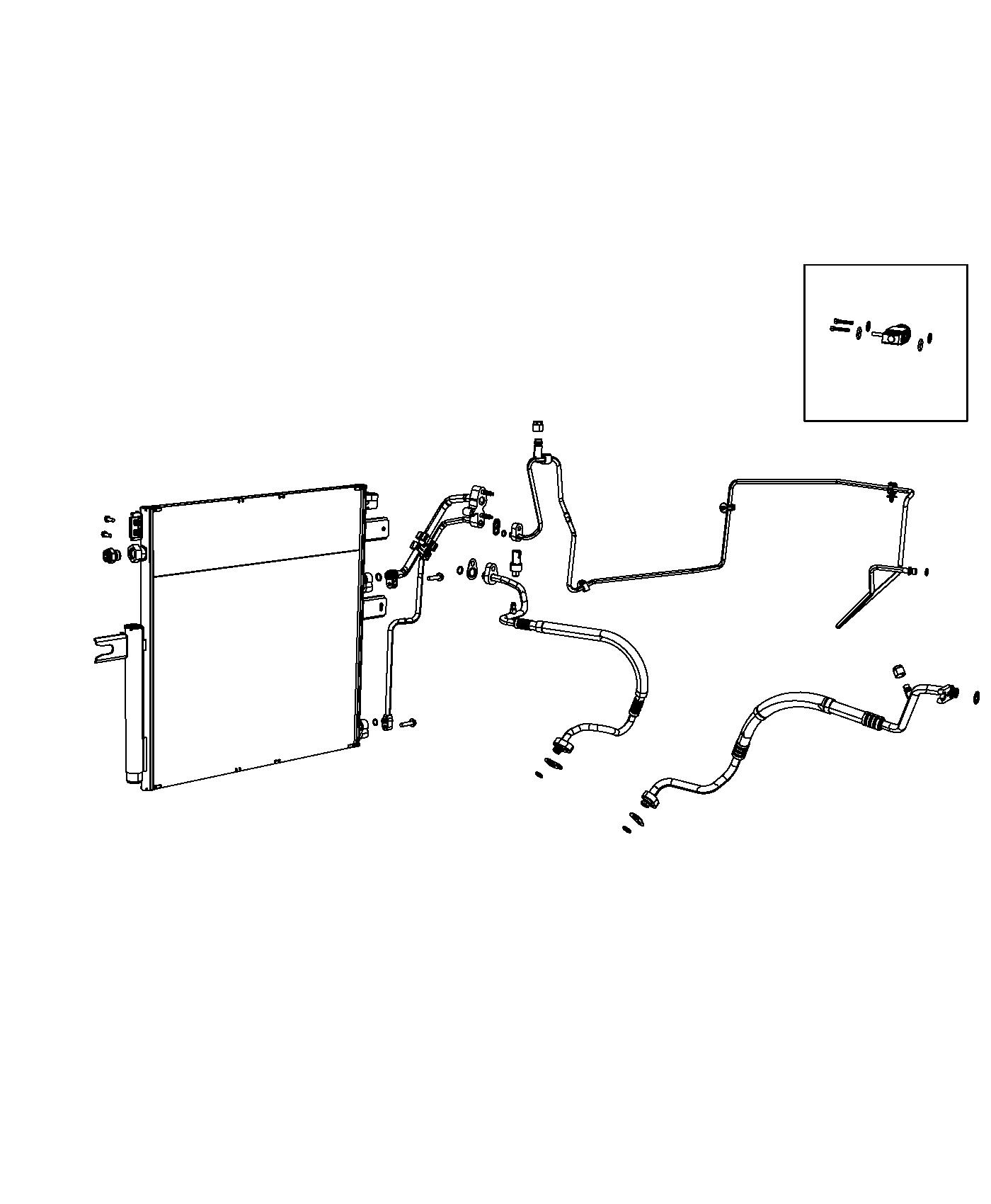 Diagram A/C Plumbing. for your 2002 Chrysler 300  M 