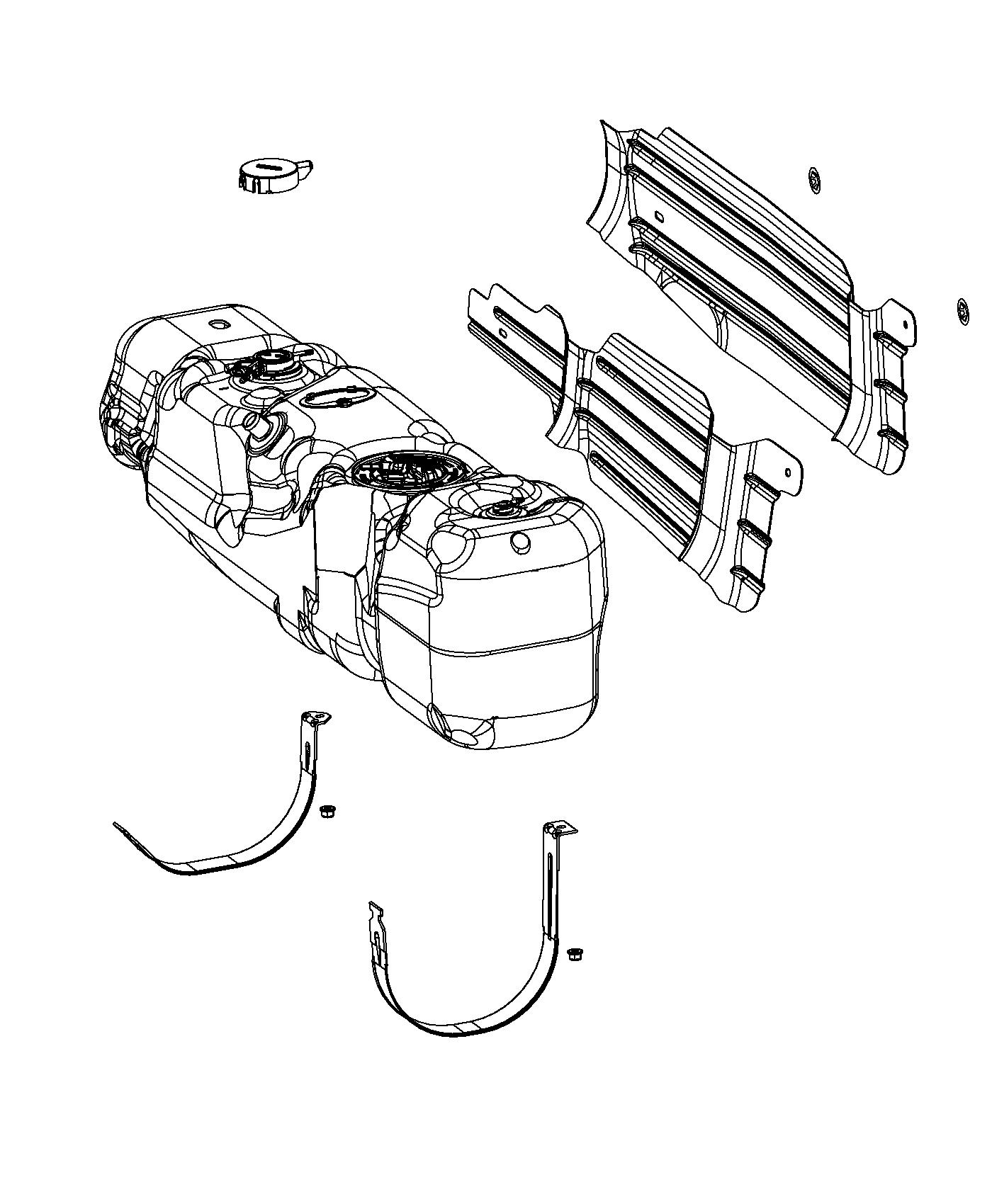 Diagram Fuel Tank. for your 2002 Chrysler 300  M 