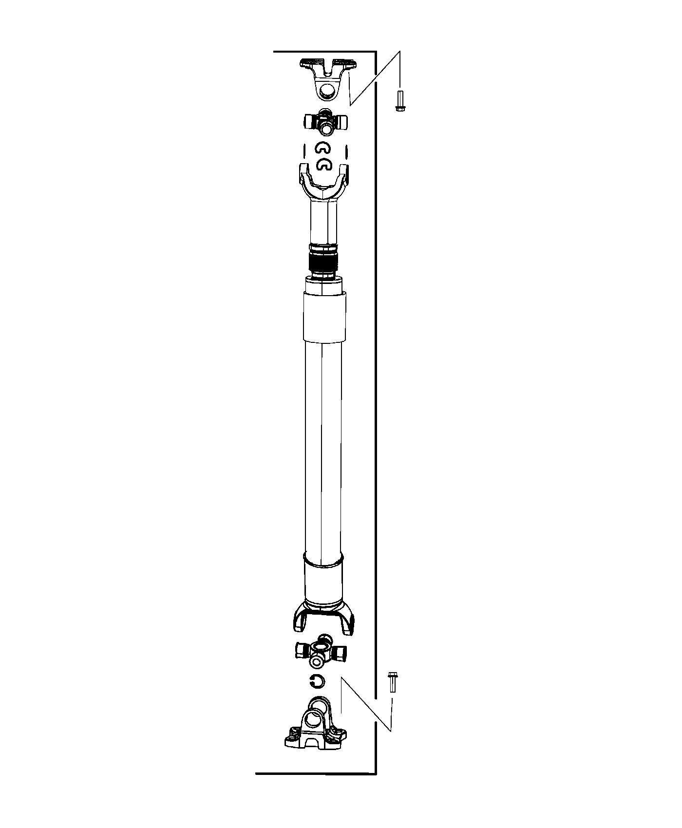 Diagram Shaft, Drive, 1-Piece, Line 0,9, Body 63. for your Ram 5500  