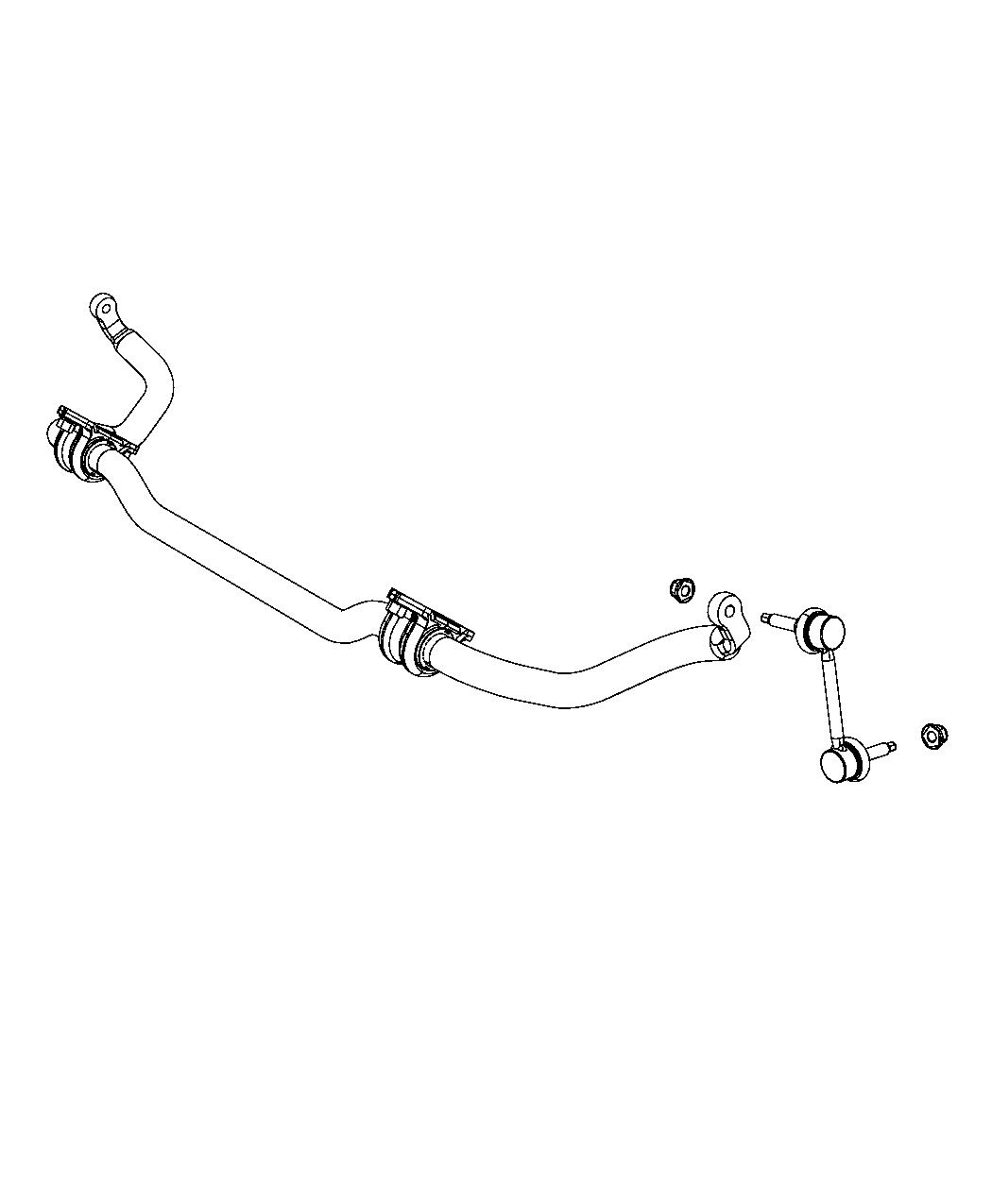 Diagram Stabilizer Bar,Front. for your 2020 Dodge Durango   