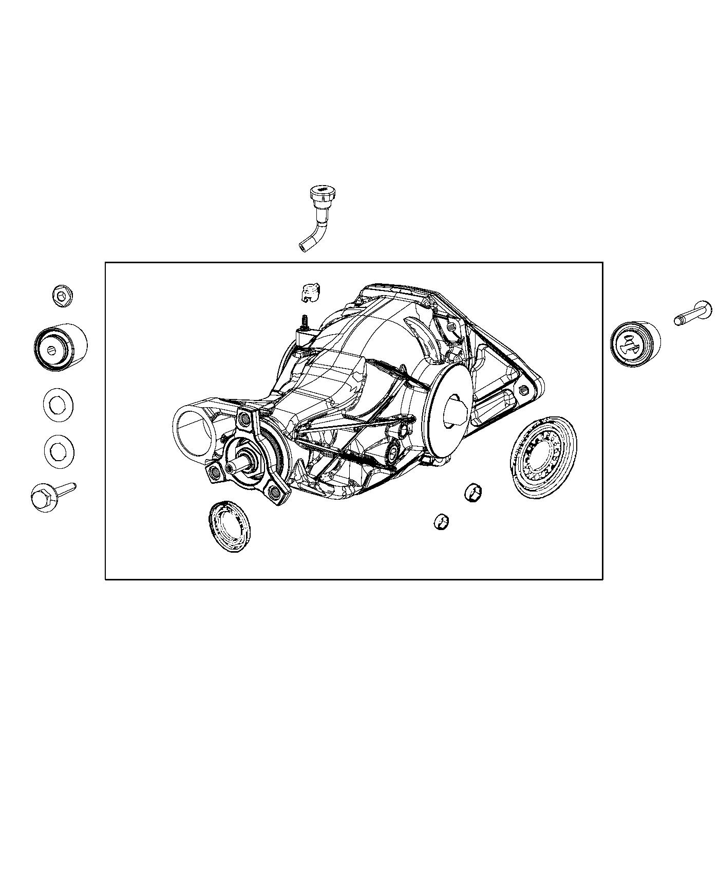 Diagram Axle Assembly and Components. for your Jeep Grand Cherokee  