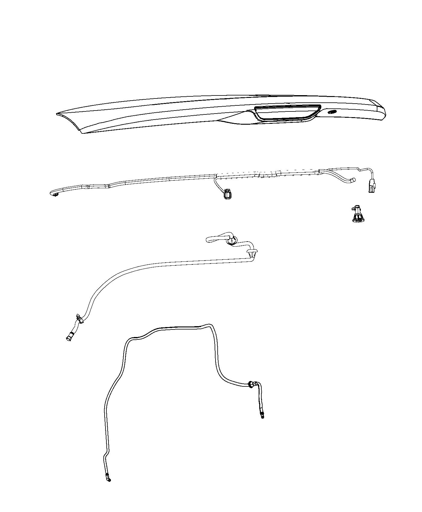 Rear Washer System. Diagram