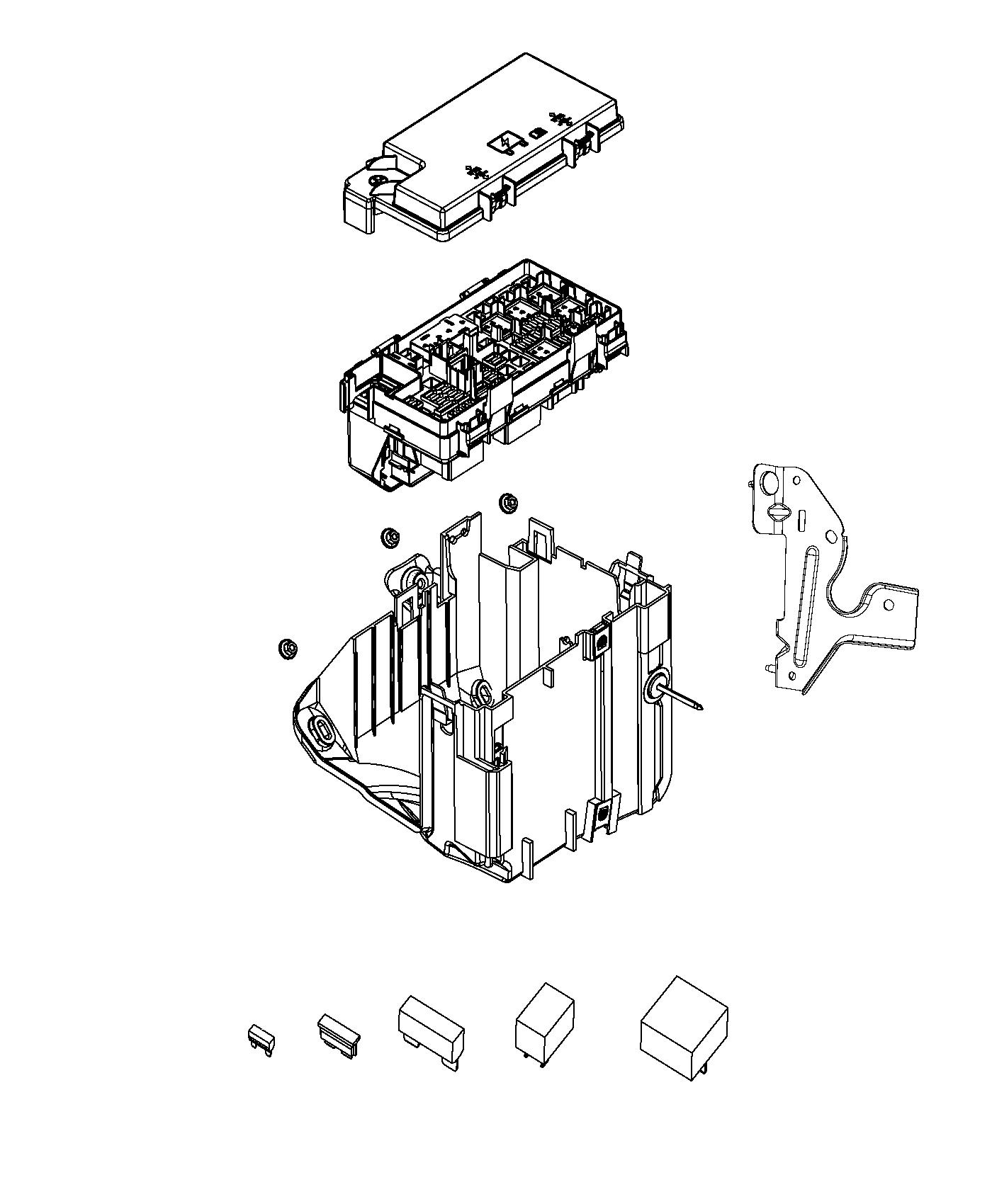 Diagram Power Distribution Center. for your Jeep Grand Cherokee  