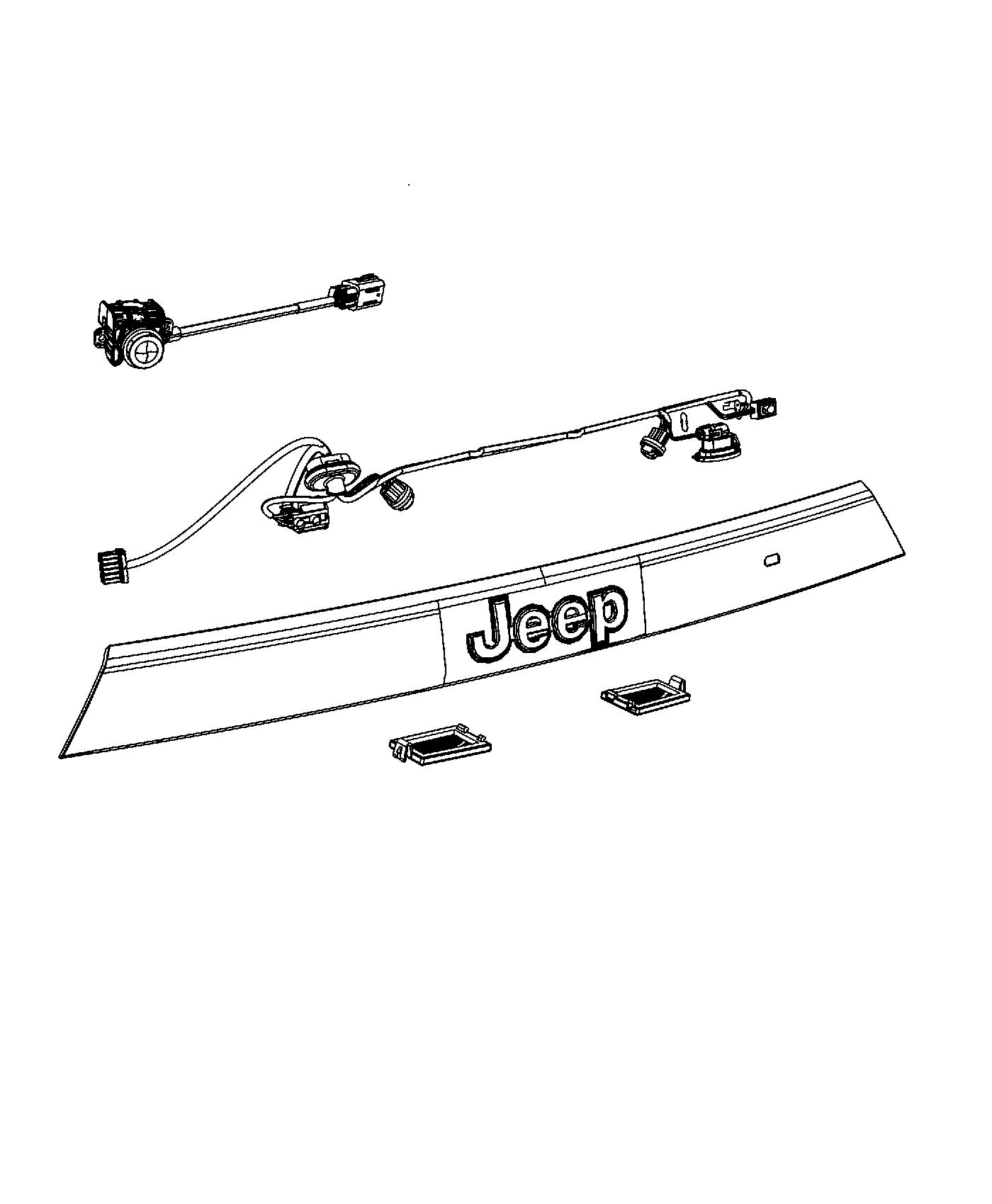 Diagram Rear View Camera System. for your Jeep