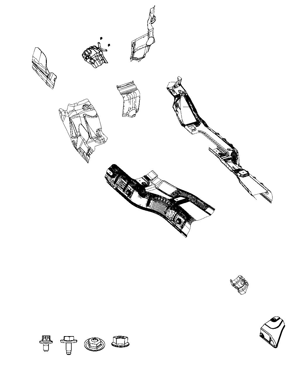 Diagram Exhaust System Heat Shields. for your 2000 Chrysler 300  M 